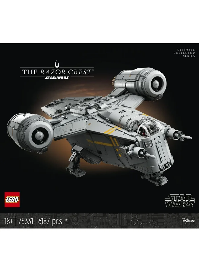 LEGO Star Wars The Razor Crest UCS Model Starship Set 75331 (Age 18+, 6187 Pieces)