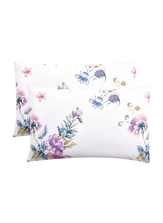 Horse comforter set with durable and soft fabric two sides with a floral pattern 8 pieces king size