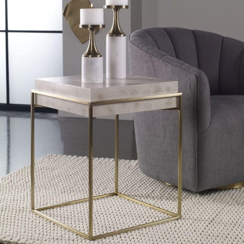 Uttermost Inda  24 Inch Modern Accent Table  - Image 2