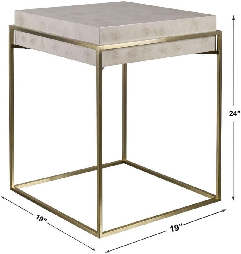 Uttermost Inda  24 Inch Modern Accent Table  - Image 3