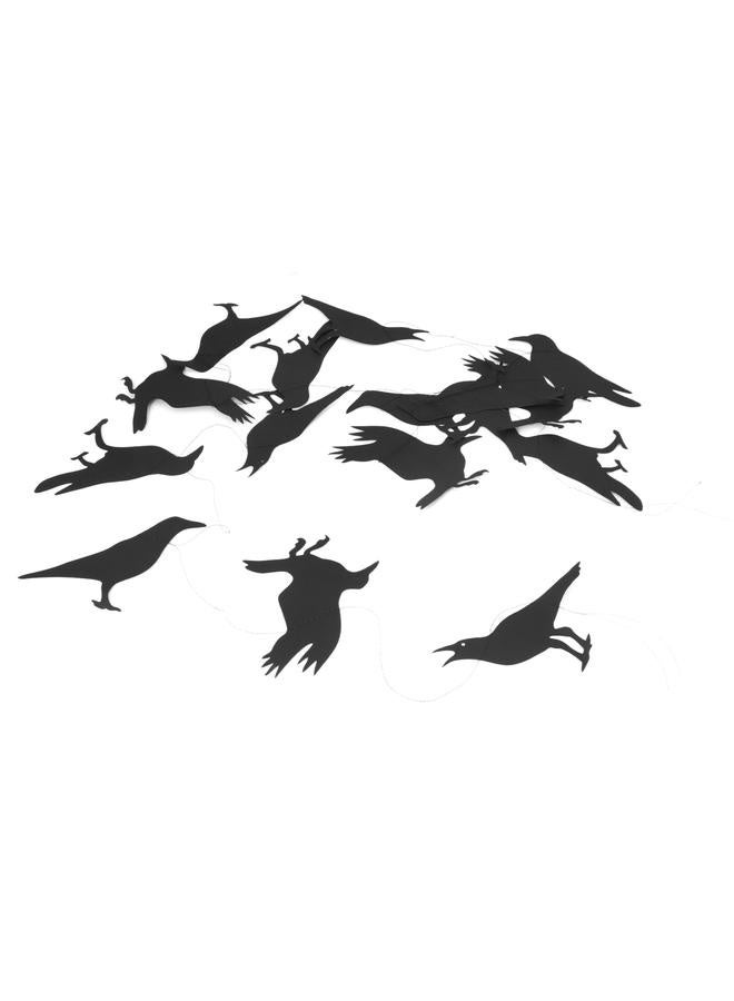 NIBEMINENT Halloween Crow String Lights 40 LED Lights 4.4yd Battery Powered Halloween String Lights for Parties  - Image 3