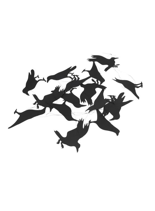 NIBEMINENT Halloween Crow String Lights 40 LED Lights 4.4yd Battery Powered Halloween String Lights for Parties  - Image 5
