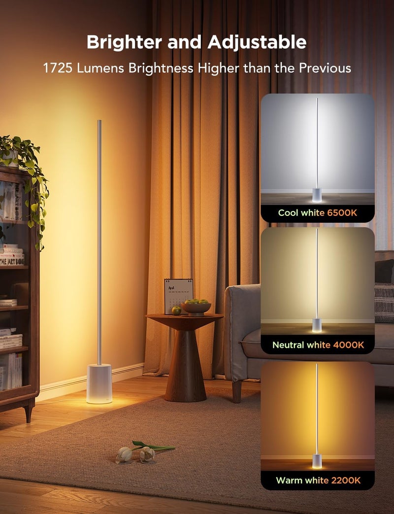Govee Floor Lamp 2 with Matter, RGBIC Warm White Colorful Lights, Alexa Control, Google Assistant and Apple HomeKit - Image 5