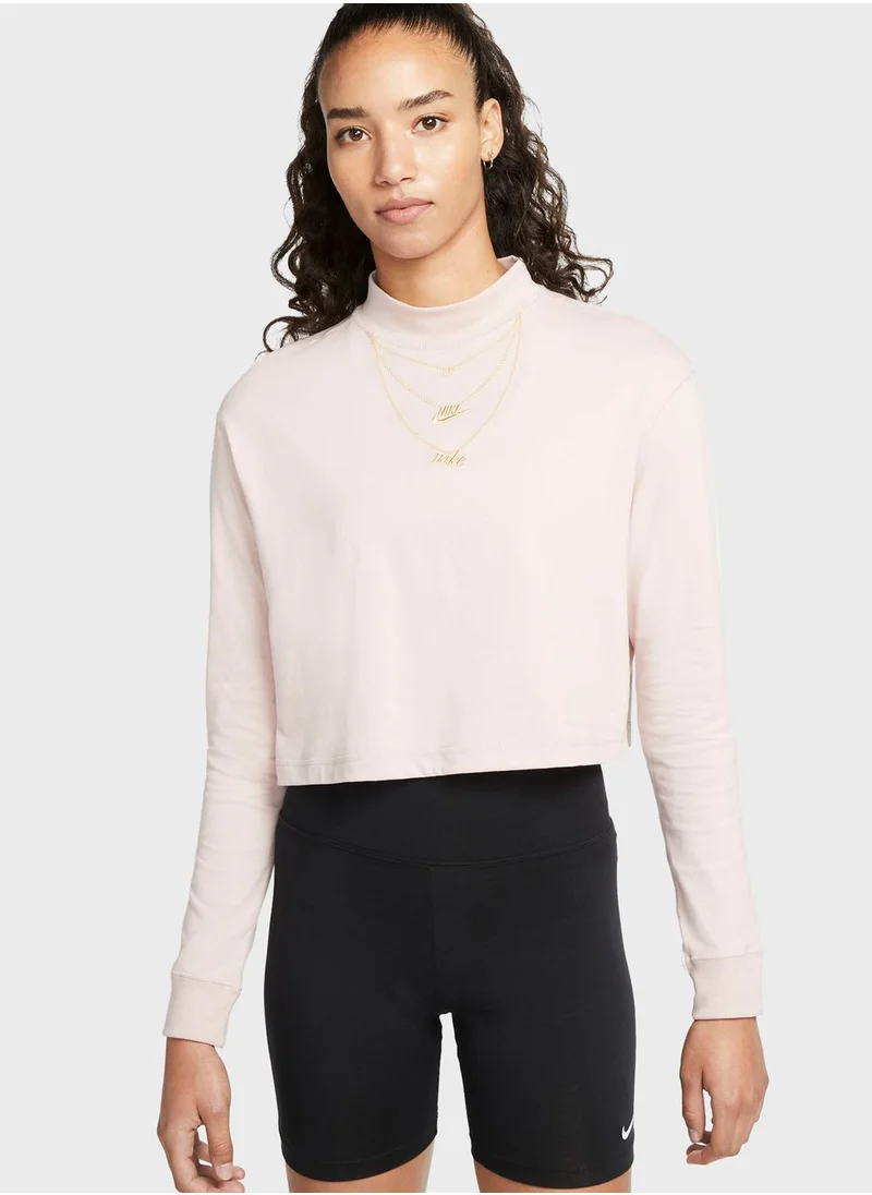 Nike Nsw Mock Neck T-Shirt