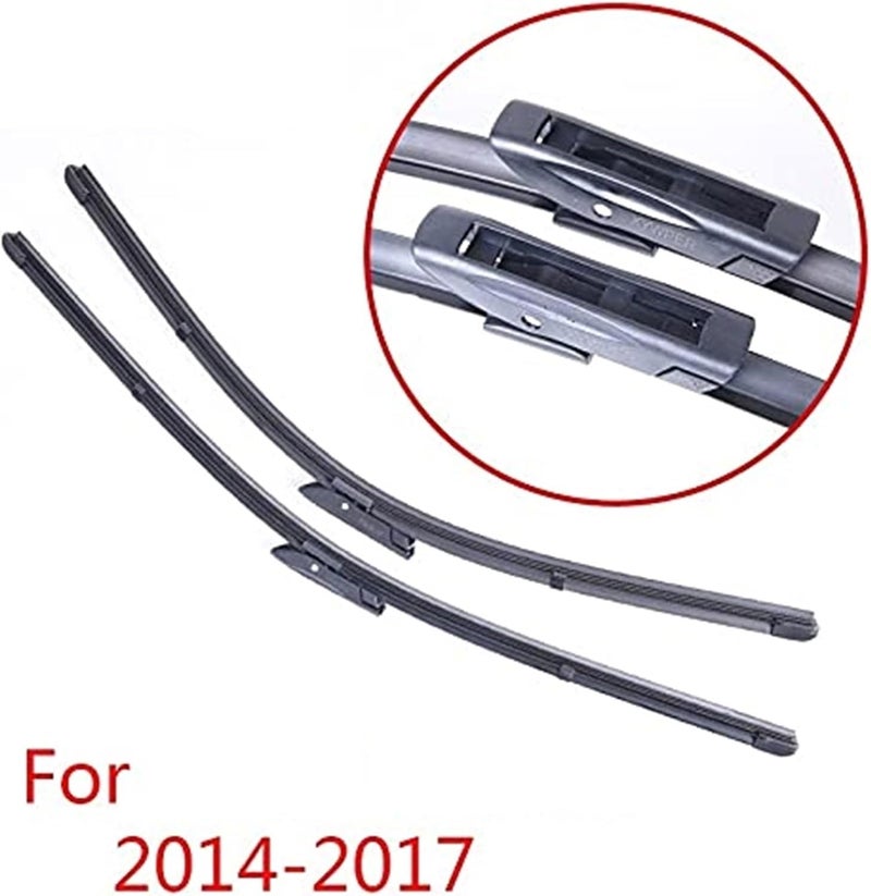 QASULER Windshield Wipers for Smart Fortwo 2014-2017 - Image 4