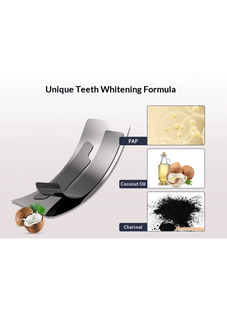 IVISMILE 28-Pack Activated Charcoal Teeth Whitening Kit, Specially Designed for Sensitive Teeth, Professional Whitening Effect, 28 Safe Whitening Patches, Deeply Removes Stains - Image 5
