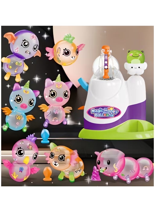 DAT Magic Happy Balloons DIY Balloon Maker Machine Playset for Kids, Creative Animal Toy, Multicolor - Image 3