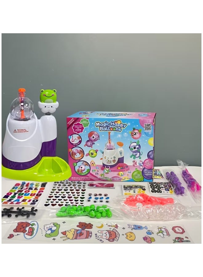 DAT Magic Happy Balloons DIY Balloon Maker Machine Playset for Kids, Creative Animal Toy, Multicolor - Image 4