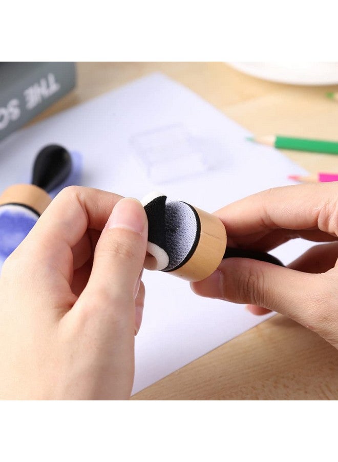 CYFUN DESIGN Mini Ink Paints Mixing Blending Tools With Foams Replacement Refill Foam Set Painting Drawing Art Supplies Handle Ink Tools Crafting Project Scrapbooking Supplies - Image 2