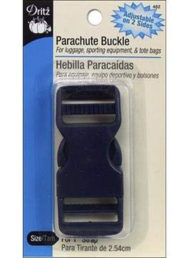 Dritz Dual Adjustable Parachute Buckle for 1-Inch Strap, 1 Set, Navy - Image 2