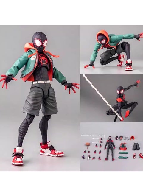 Parallel Universe Miles Spider Action Figure Toy Doll Model Gift