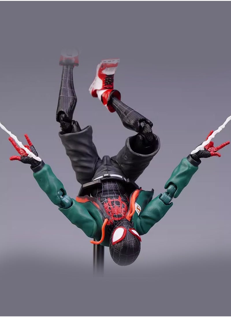 Parallel Universe Miles Spider Action Figure Toy Doll Model Gift