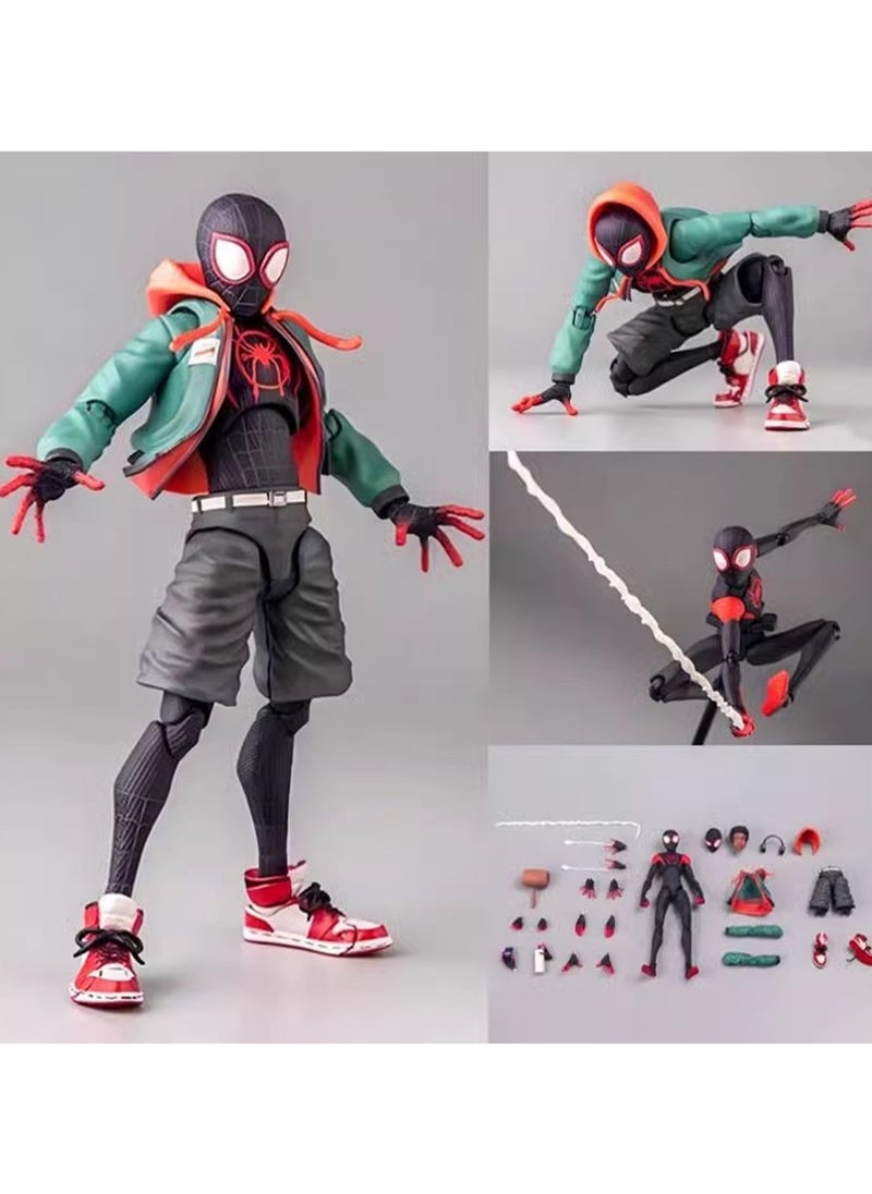 Parallel Universe Miles Spider Action Figure Toy Doll Model Gift