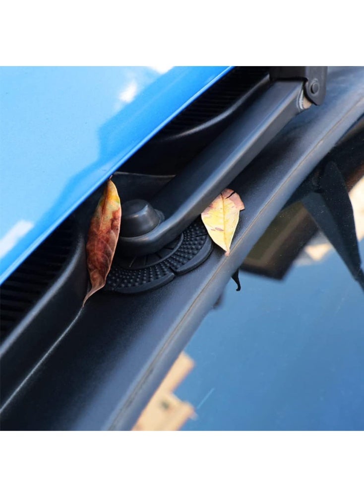 4 قطع غطاء غبار سيليكون، غطاء واقي لفتحة مساحات السيارة، وسائد حماية لأسفل ذراع مساحة الزجاج الأمامي للسيارة (كلاسيكي) - Image 3