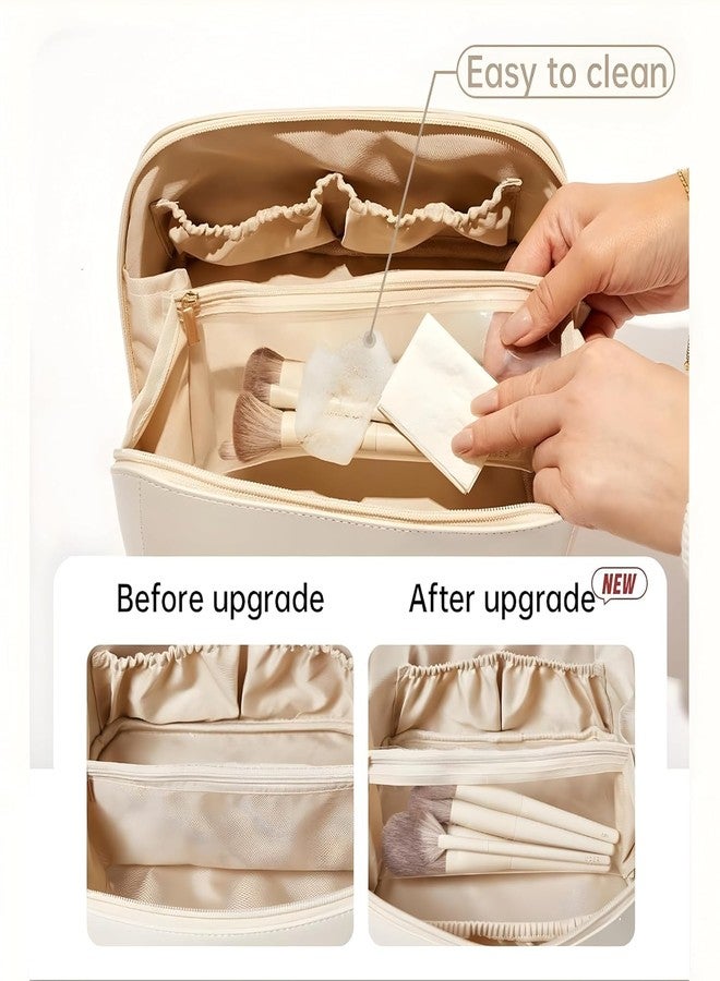 VERAT Travel Organizer Bag/Packing Cubes/Bags for Luggage/Suitcases/Travel Accessories/Compression Storage Shoe Bag/Clothing Underwear for Man & Women (Beige) - Image 5