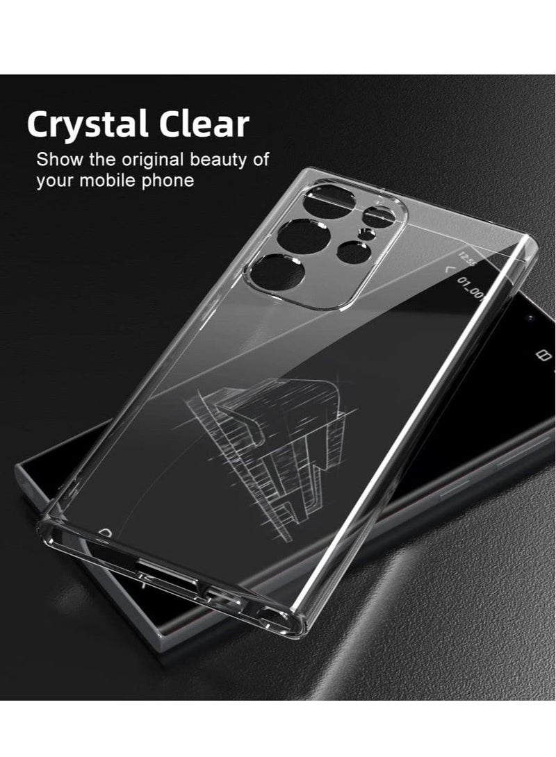IAF Crystal Clear Samsung Galaxy S23 Ultra Case.Soft Slim Fit Transparent Plastic TPU Protective Silicone Cover Phone Cases for Samsung Galaxy S23 Ultra [Slim Thin & Comfort Grip] [Shockproof] - Image 2