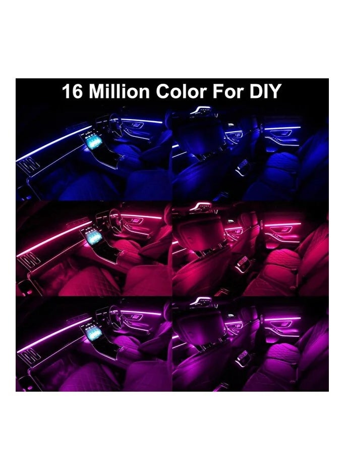 اضاءة محيطية للطبلون والابواب مع وحدة تحكم لتبديل الالوان LED نيون باسلاك ومنفذ USB سهلة التركيب - Image 4