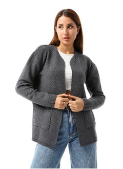 Womens Wool Open Cardigan
