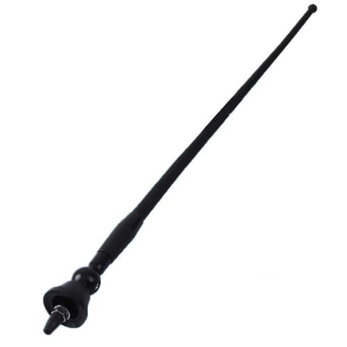 TREADALT-TEC Waterproof Marine Antenna Rubber Duck Dipole Flexible Mast FM AM Antenna for Boat Radio Car ATV UTV RZR Tractor Motorcycle Yacht Black - Image 2