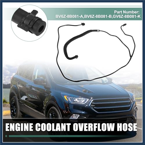 INFINAUTO Engine Coolant Overflow Hose for ford escape 16L 20132016 For Ford Transit Connect 16L Radiator Hose BV6Z8B081A BV6Z8B081B GV6Z8B081K Stylish Design - Image 3