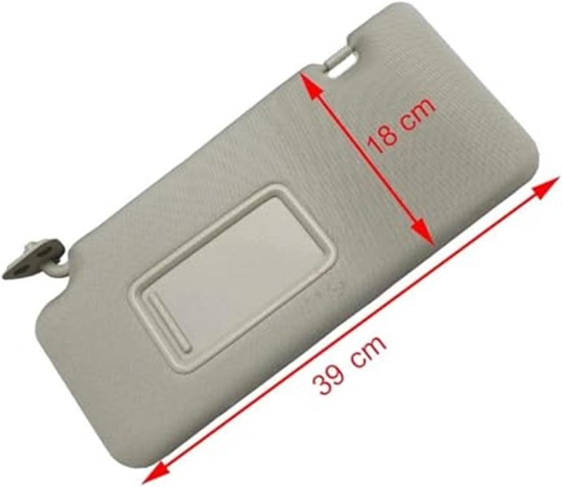 QASULER Front Left Sun Visor for Nissan Tiida 2005-2010 - Image 3