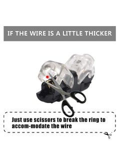 Generic Connectors, H Tap, Low Voltage Electrical Quick Splice, Wire Connectors, Solderless Without Stripping, Suitable for 20-22 AWG Electrical Wire Connection (12Pcs)  - Image 4