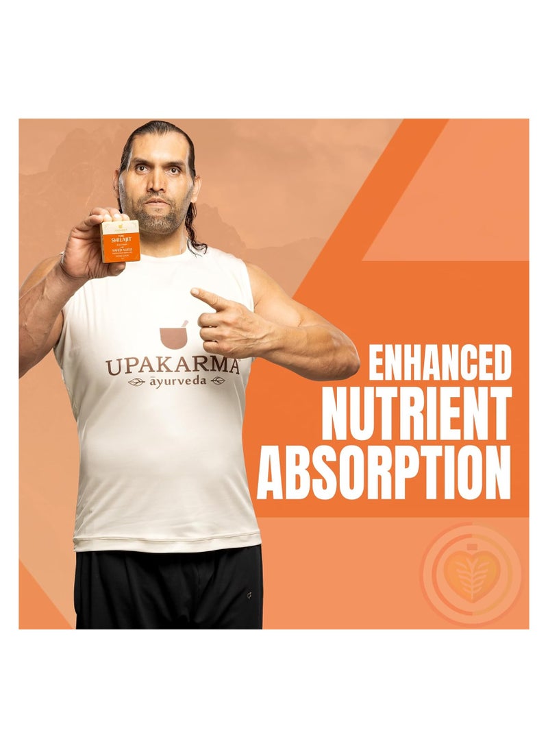 UPAKARMA Shilajit with Safed Musli Resin 20g Original & Pure Shilajit/Shilajeet for Men to Boost Physical Performance, Power, Stamina and Strength Lab Tested  Pack of 3 - Image 4