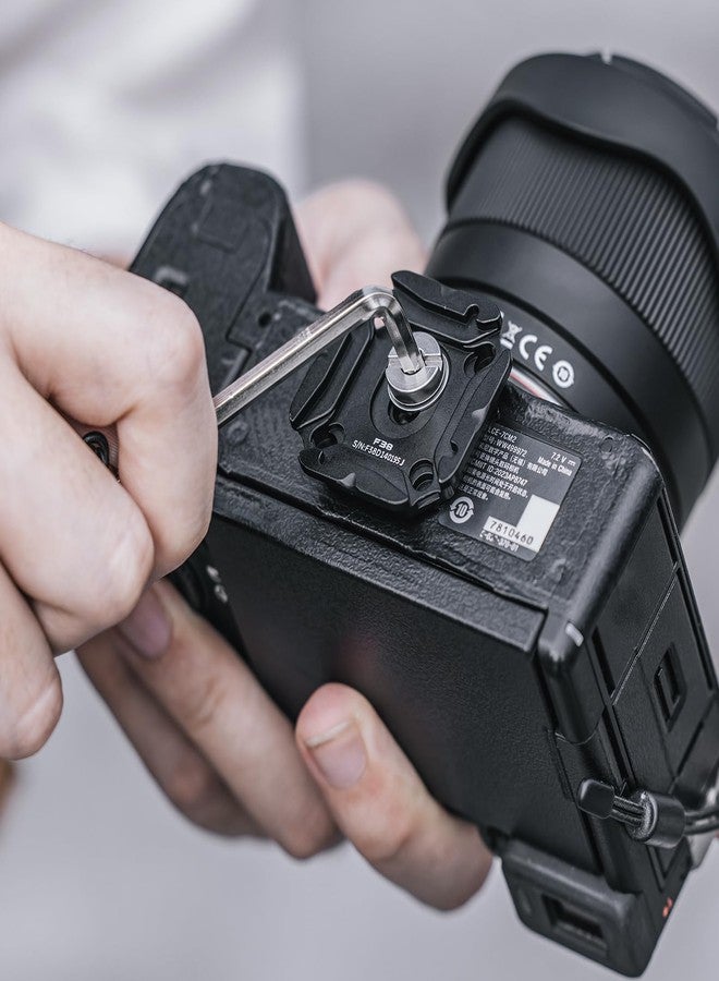 FALCAM F38 Quick Release Plate V2,Compatible with Arca Swiss, Anti-Slip Plate for DSLR/Mirroless Camera -3301 - Image 5