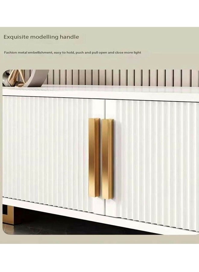 C&C Home Modern Wood TV Stand, TV Entertainment Center with Drawer and Shelf Storage - Versatile Cabinet Table for Living Room, Media Console with Ample Storage Space, Modern Design TV Unit 140x30x40 CM - Image 4