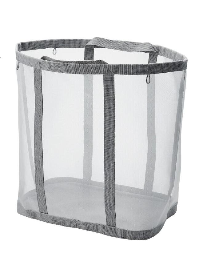 MUJI (موجي) سلة غسيل قطنية شبكية إصدار محدود - Image 1