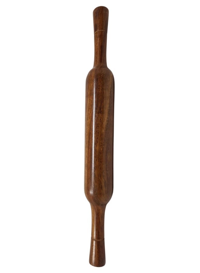 Sheesham Wood Belan for Roti & Chapati Making | Wooden Rolling Pin for Dough, Paratha & Puri | Traditional Indian Kitchen Belan (Natural Wood) (14) - Image 4