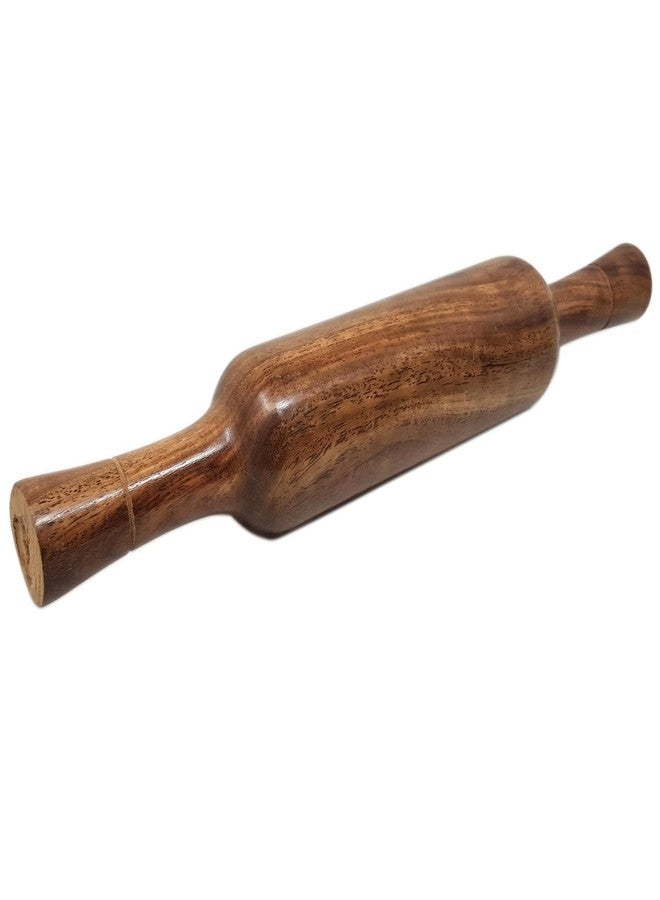 Sheesham Wood Belan for Roti & Chapati Making | Wooden Rolling Pin for Dough, Paratha & Puri | Traditional Indian Kitchen Belan (Natural Wood) (14) - Image 1