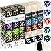 LAMJAM 78 Pieces MTG Dice Counters Bulk Life Keyword Counter Dice Set Plus 11 Buff Ability Tokens for MTG TCG Cards Gaming Accessories - Image 2