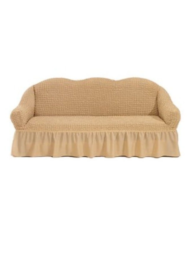 سمارت هوم طقم غطاء كنب، غطاء كنب مرن مكون من ٤ قطع، قطعتين من أغطية الكراسي وقطعتين من أغطية الكنب. الطقم مناسب لجميع أحجام الكراسي والأرائك. - Image 3