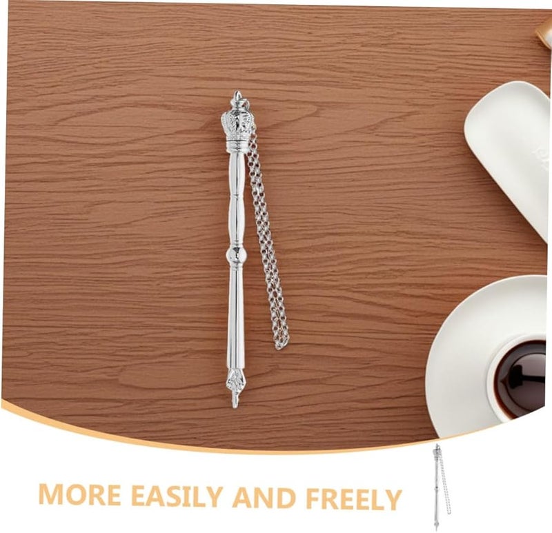 مؤشر توراة معدني فضي عتيق أداة قراءة الكتاب المقدس اليهودي سلسلة بات ميتزفه - Image 5