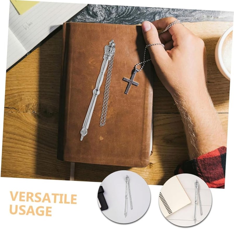 مؤشر توراة معدني فضي عتيق أداة قراءة الكتاب المقدس اليهودي سلسلة بات ميتزفه - Image 4