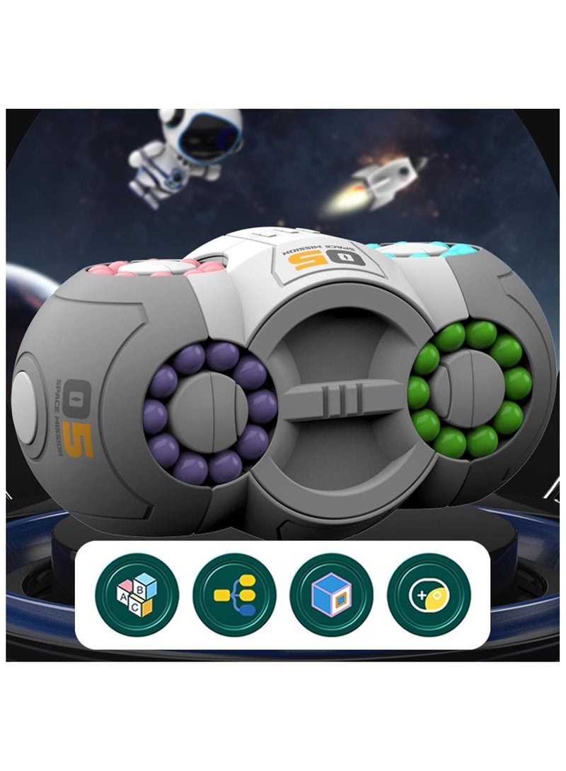 8 Sided Rotating Magic Bean Cube Anti-Stress Toys Learning Educational Stress Relief Puzzle for Kids - Image 2