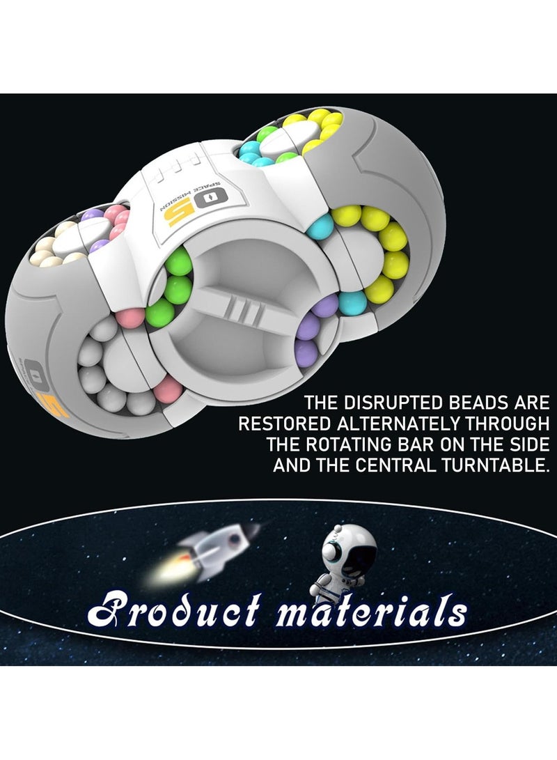 8 Sided Rotating Magic Bean Cube Anti-Stress Toys Learning Educational Stress Relief Puzzle for Kids - Image 3