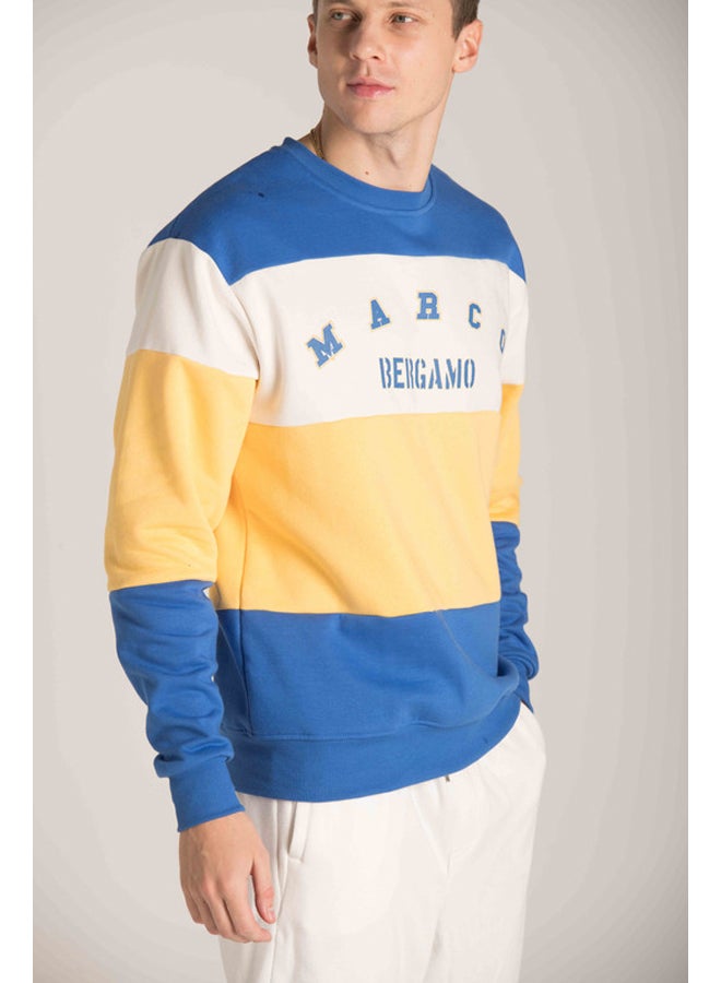 Marco Bergamo SWEATSHIRTCREWNECK COLOR BLOCK  - Image 2