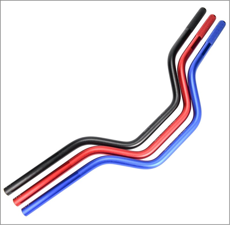RUTU 7/8" Dirt Bike Handlebars with Foam Pad - Compatible with CRF YZF KXF KLX RMZ DRZ - 6061-T6 Aluminum - Red - Image 5