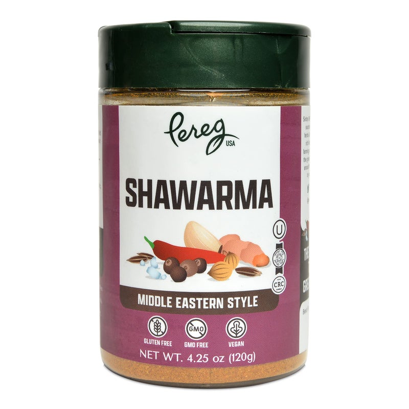 Pereg Shawarma Spice Seasoning (4.25 Oz) - Spice Rub for Meat, Beef, Gyro & Poultry - Grill Flavor - Middle Eastern Spice Mix - Mediterranean - Non-GMO & Vegan - Image 4