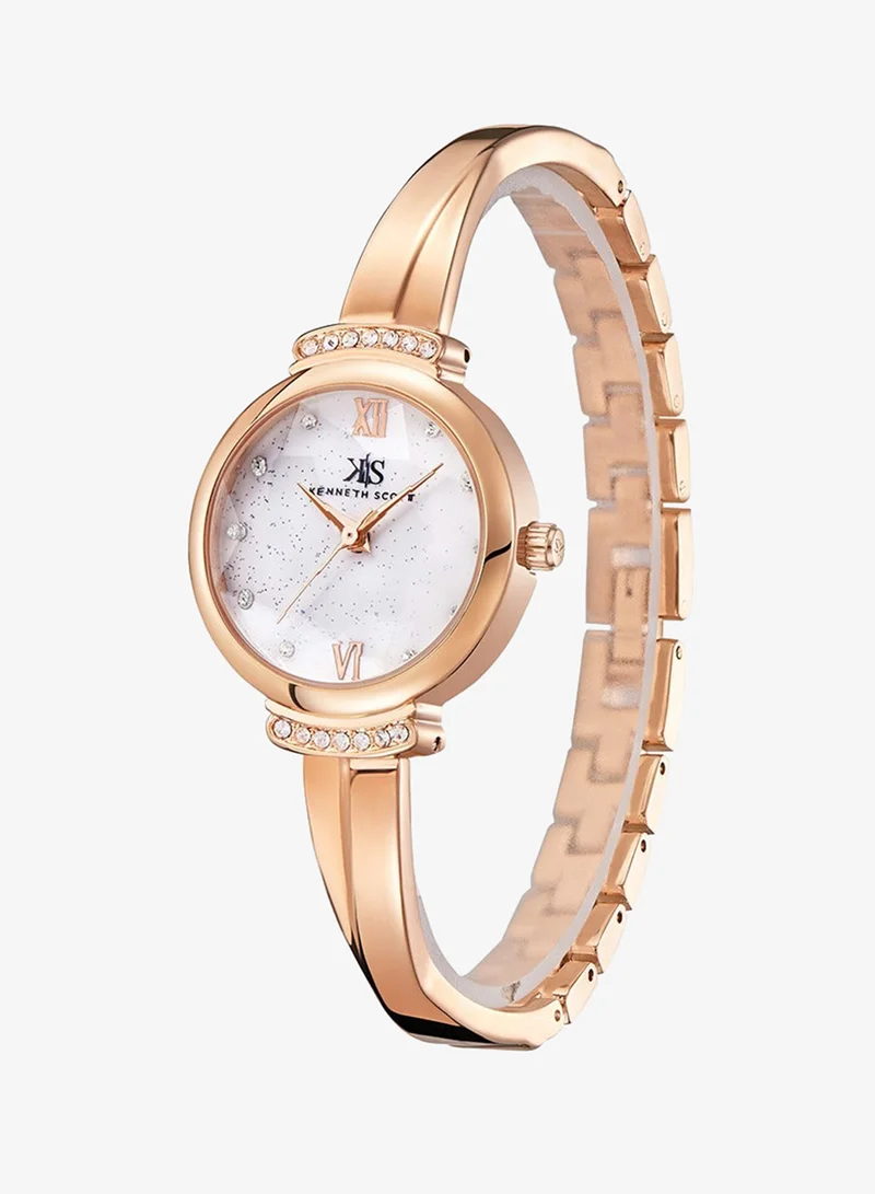 KENNETH SCOTT Women's Alloy Analog Watch K22522-RBKW - 27 mm