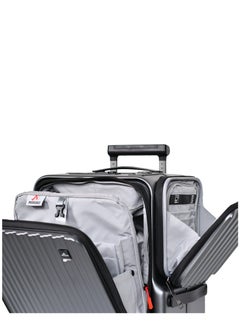 MORANO Morano smart carry-on 20'' inch luggage with large storage compartments a side pocket with a special lock and a pocket for tablets and documents Size  37*28*50 cm  - Image 5