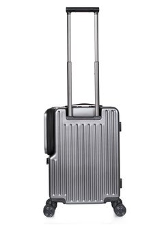 MORANO Morano smart carry-on 20'' inch luggage with large storage compartments a side pocket with a special lock and a pocket for tablets and documents Size  37*28*50 cm  - Image 4
