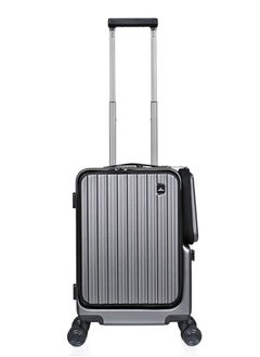 MORANO Morano smart carry-on 20'' inch luggage with large storage compartments a side pocket with a special lock and a pocket for tablets and documents Size  37*28*50 cm  - Image 2