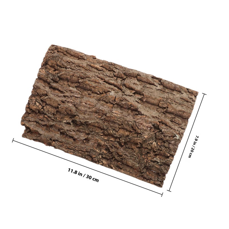 Expanded Natural Reptile Bark Cork Bark Terrarium Background Board 20x30cm Habitat Decor for Climbing and Shelter - Image 3