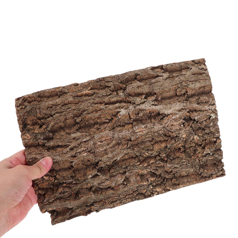 Expanded Natural Reptile Bark Cork Bark Terrarium Background Board 20x30cm Habitat Decor for Climbing and Shelter - Image 5