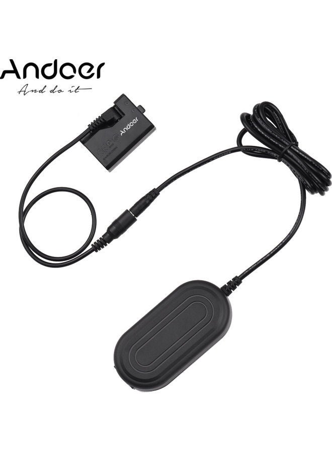 NIBEMINENT AC Power Adapter Dummy Battery Charger Kit Compatible Black - Image 5