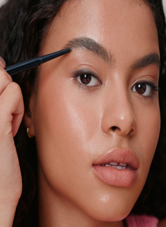 وندر برو قلم تحديد الحواجب Wunderbrow Dual Precision، قلم تحديد الحواجب برأس مائل ورأس دقيق للغاية، لون بني داكن - Image 2