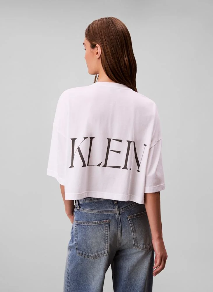 Calvin Klein Jeans Graphic Cropped Top